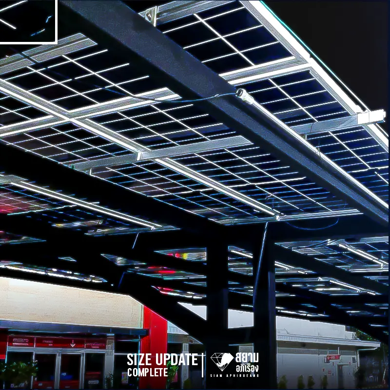 งานก่อสร้าง โครงสร้างโรงจอดรถ S09