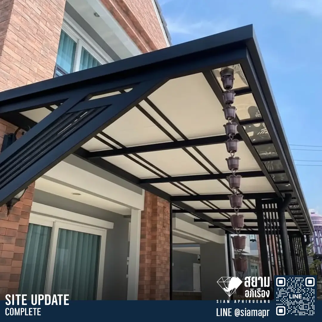 งานต่อเติมหลังคาโรงจอดรถนครปฐม S03